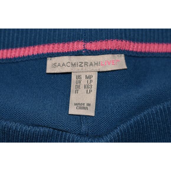 ISAAC MIZRAHI LIVE! NEW $57 SOHO Jogger Pant w/ Pockets Sea Blue PM - Picture 3 of 3